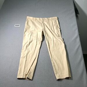 Murano‎ Wardrobe Essentials Pants Mens 36x28 Beige Alex Fit Stretch Straight Leg